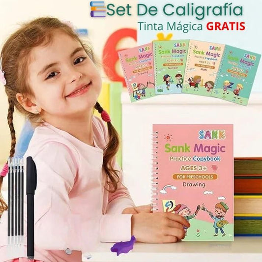 Set De Caligrafía + Tinta Mágica GRATIS - ¡Dale un plus a la educación de tu hijo!